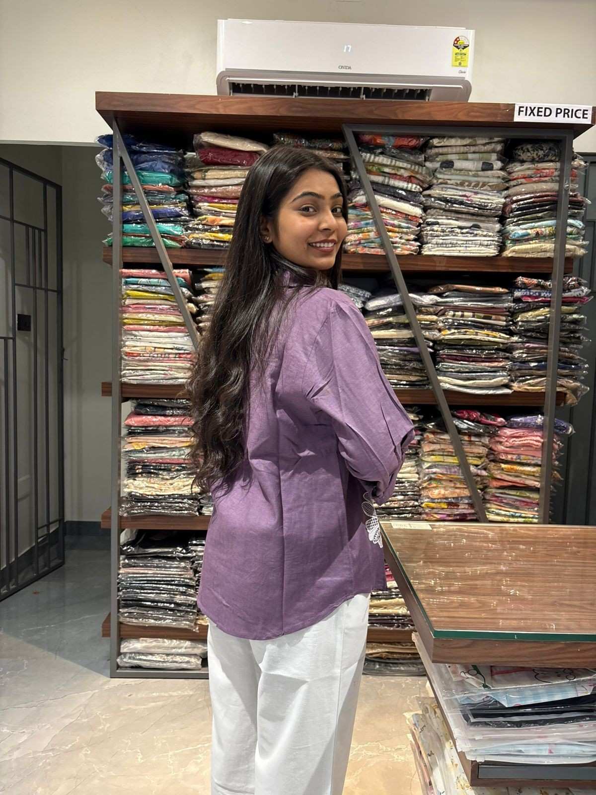 Embroidered Cotton linen Shirt