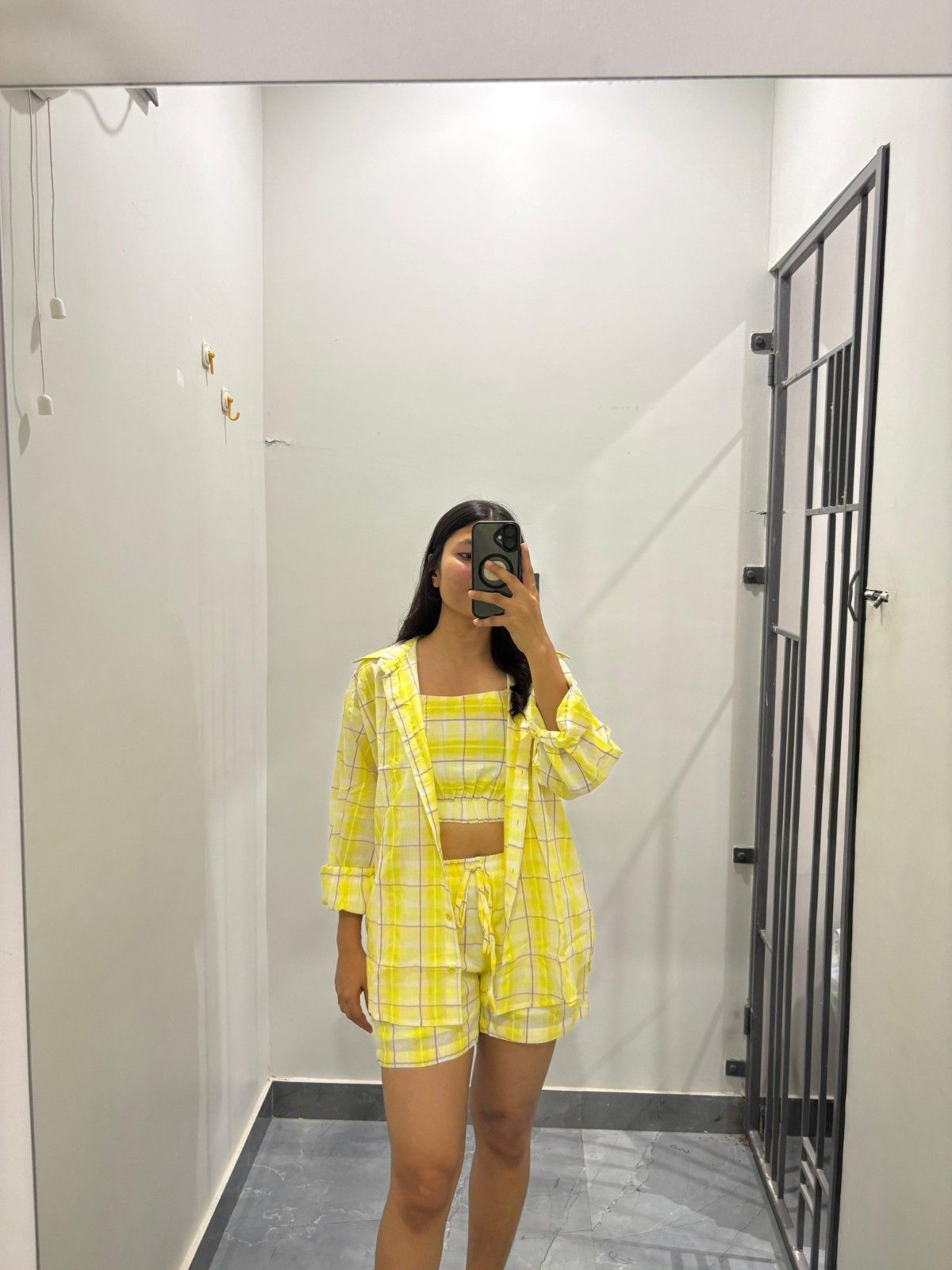 Checks 3pc Shorts coordset