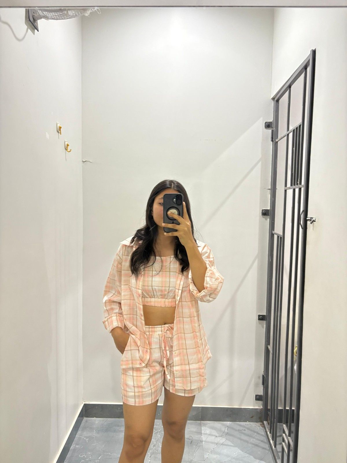 Checks 3pc Shorts coordset