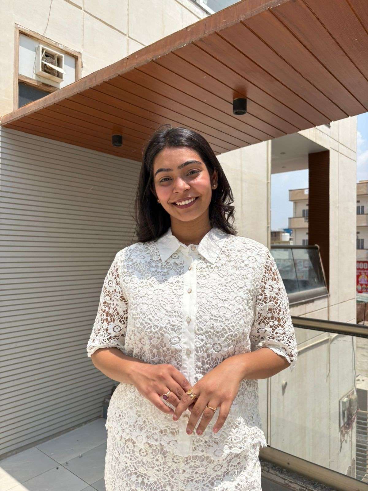 Lace thread coordset