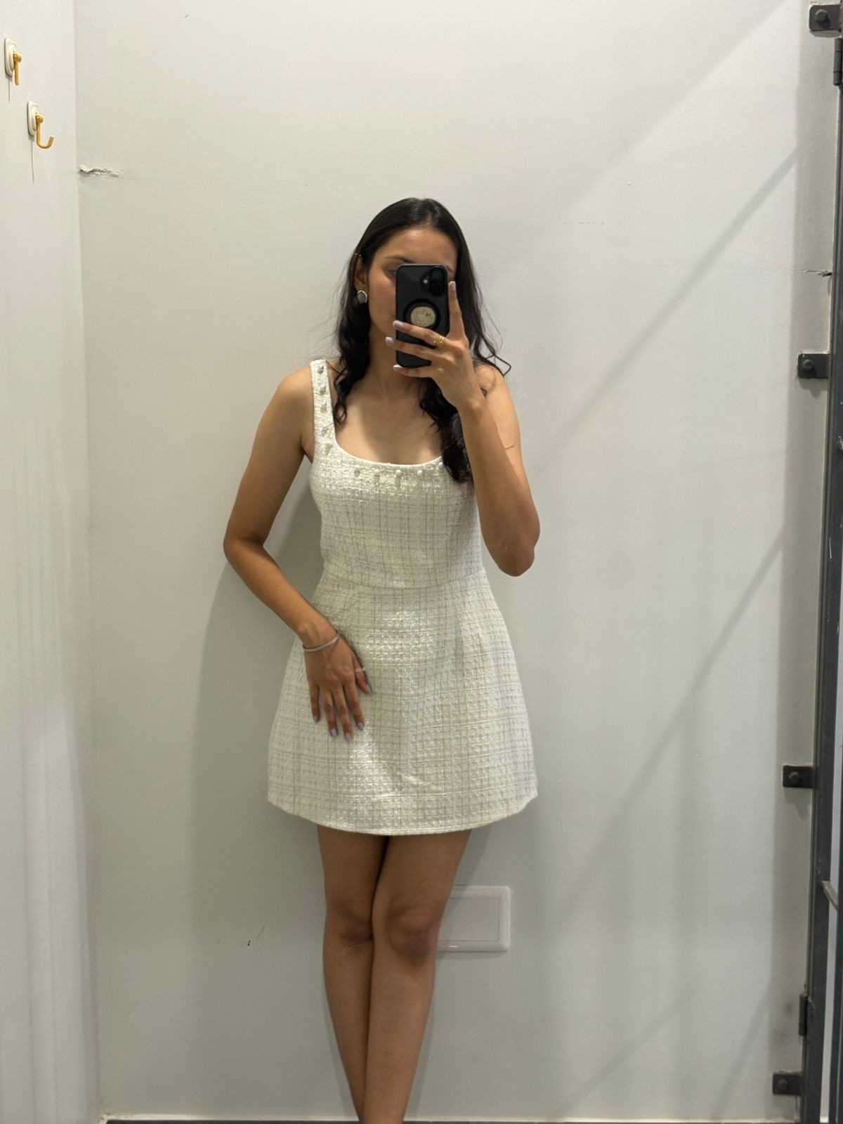 Cocktail pearl embellished dress