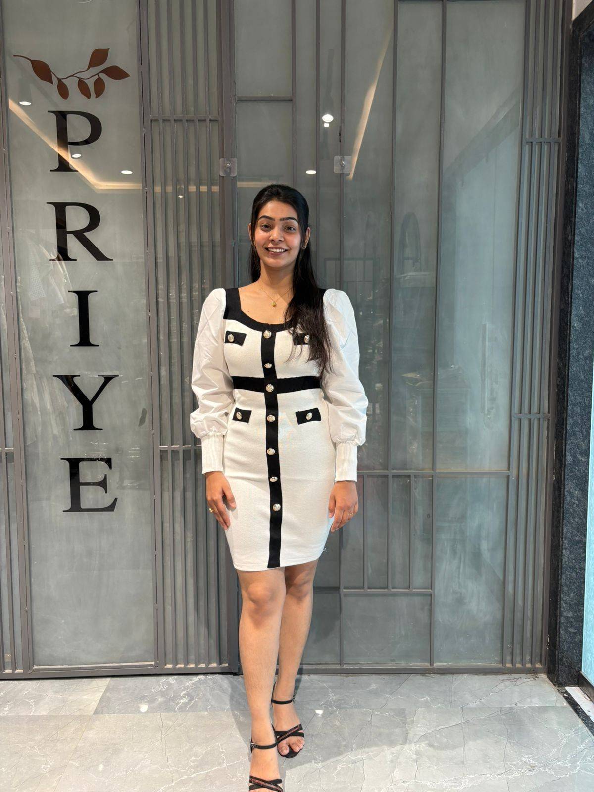 Knitted bodycon dress