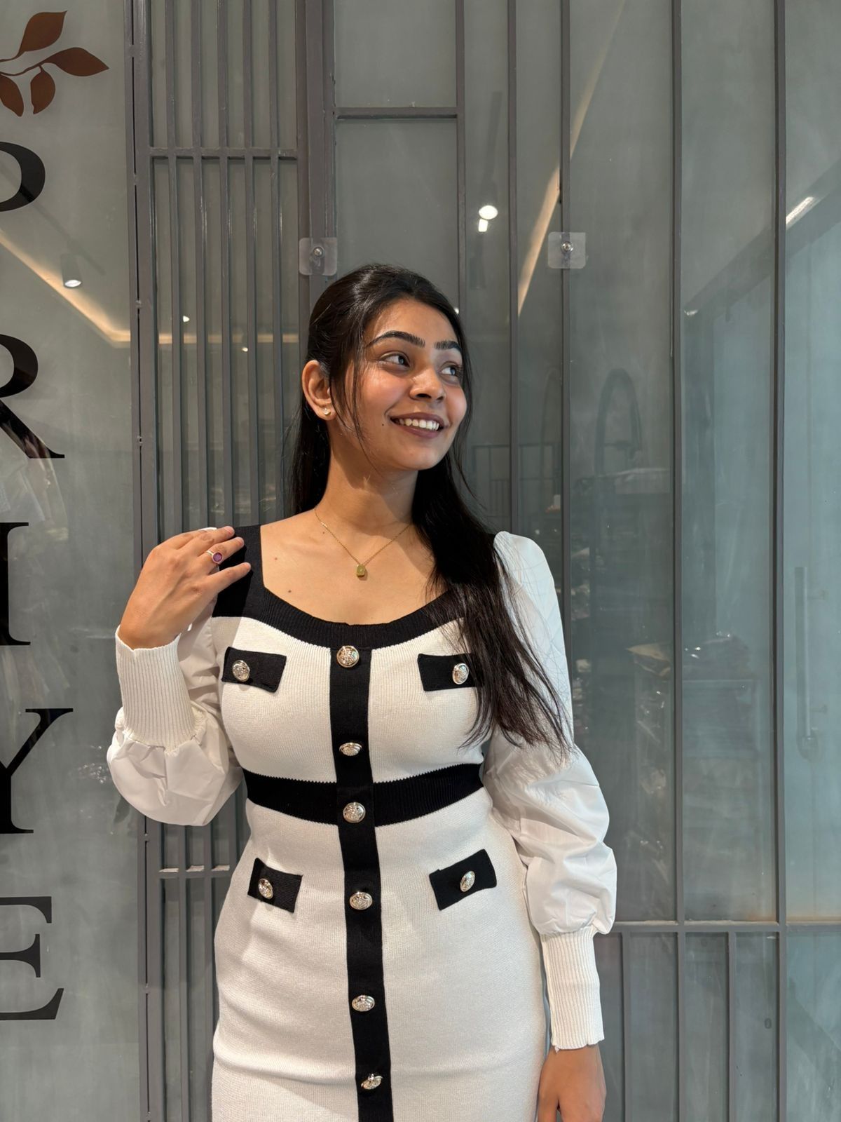 Knitted bodycon dress