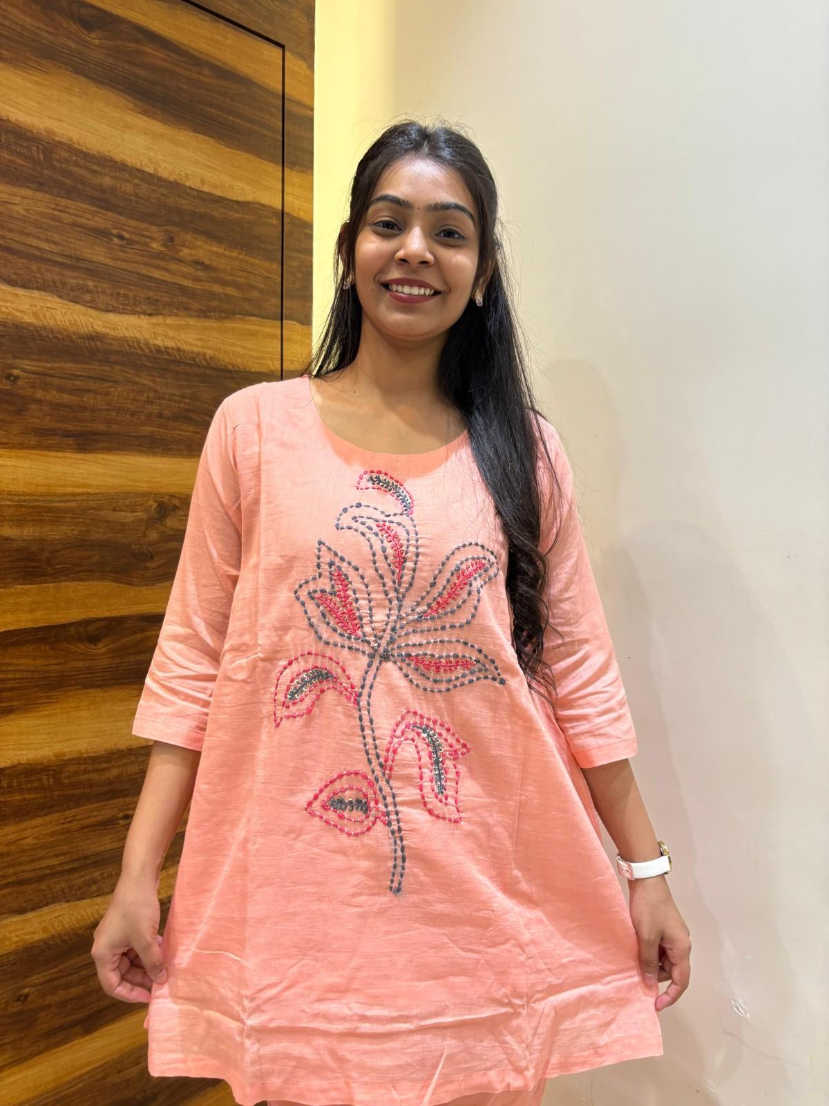 Mal cotton embroidered coordset