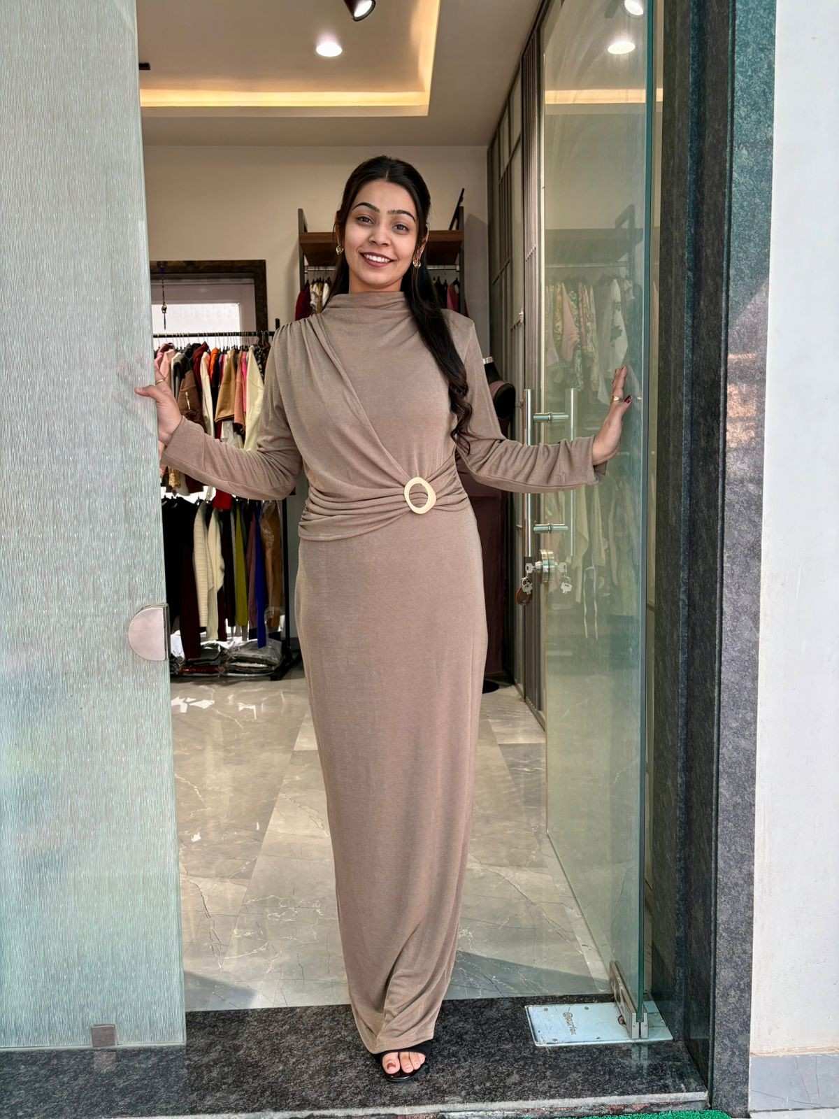 Bodycon highneck Dress