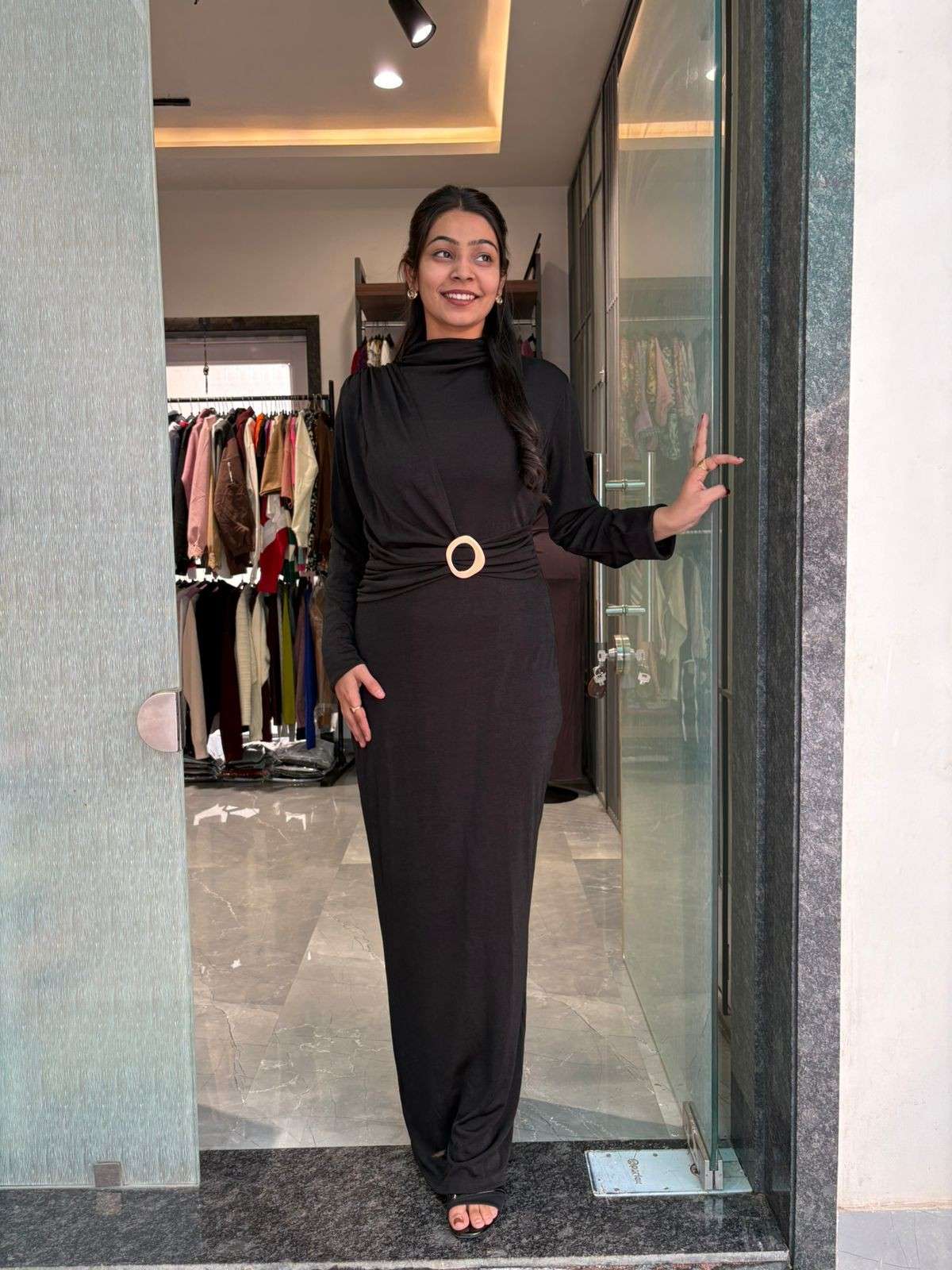 Bodycon highneck Dress