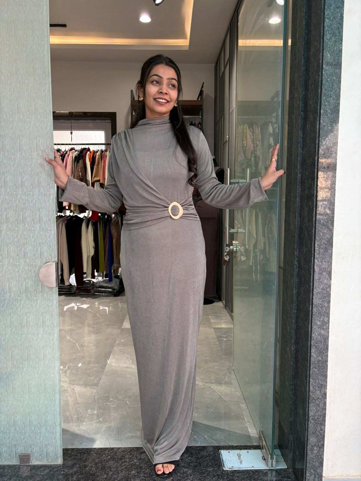 Bodycon highneck Dress