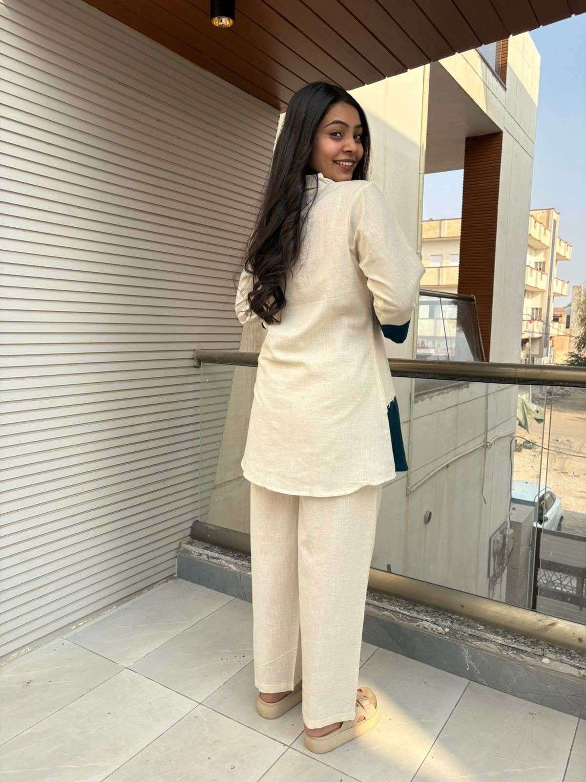 Cotton flex dual shade coordset