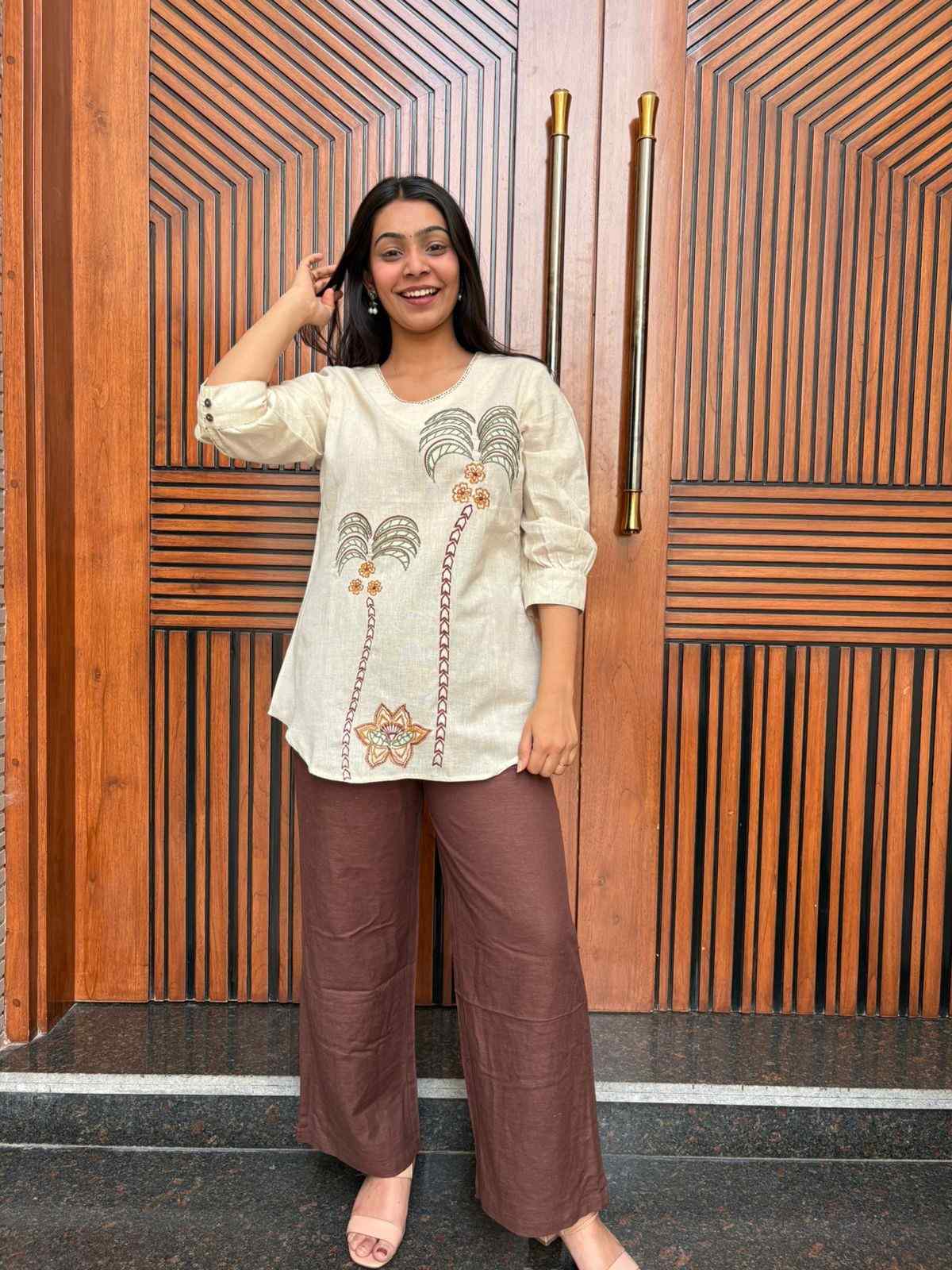 Embroidered Threadwork tunic