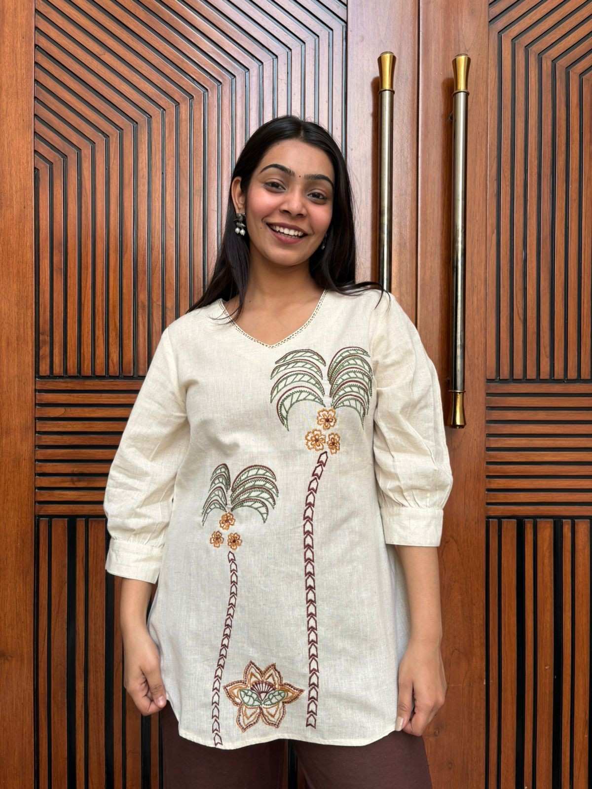 Embroidered Threadwork tunic