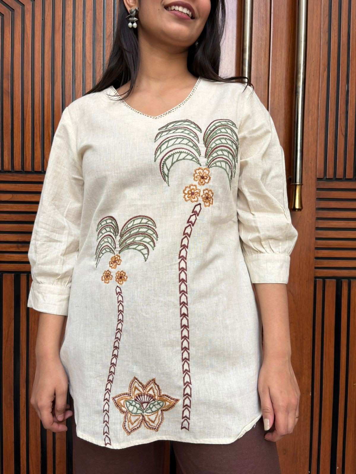 Embroidered Threadwork tunic