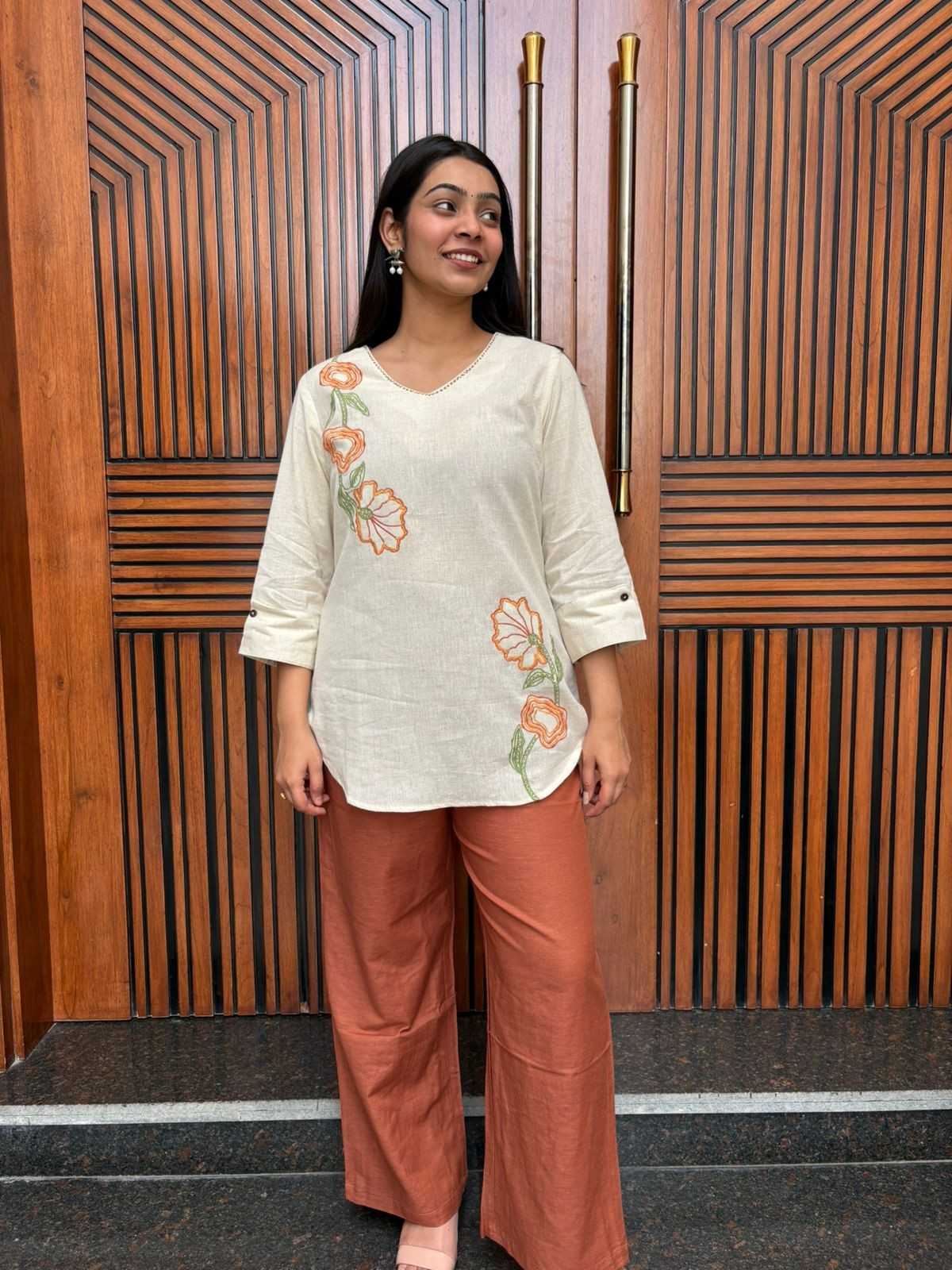 Embroidered Threadwork tunic