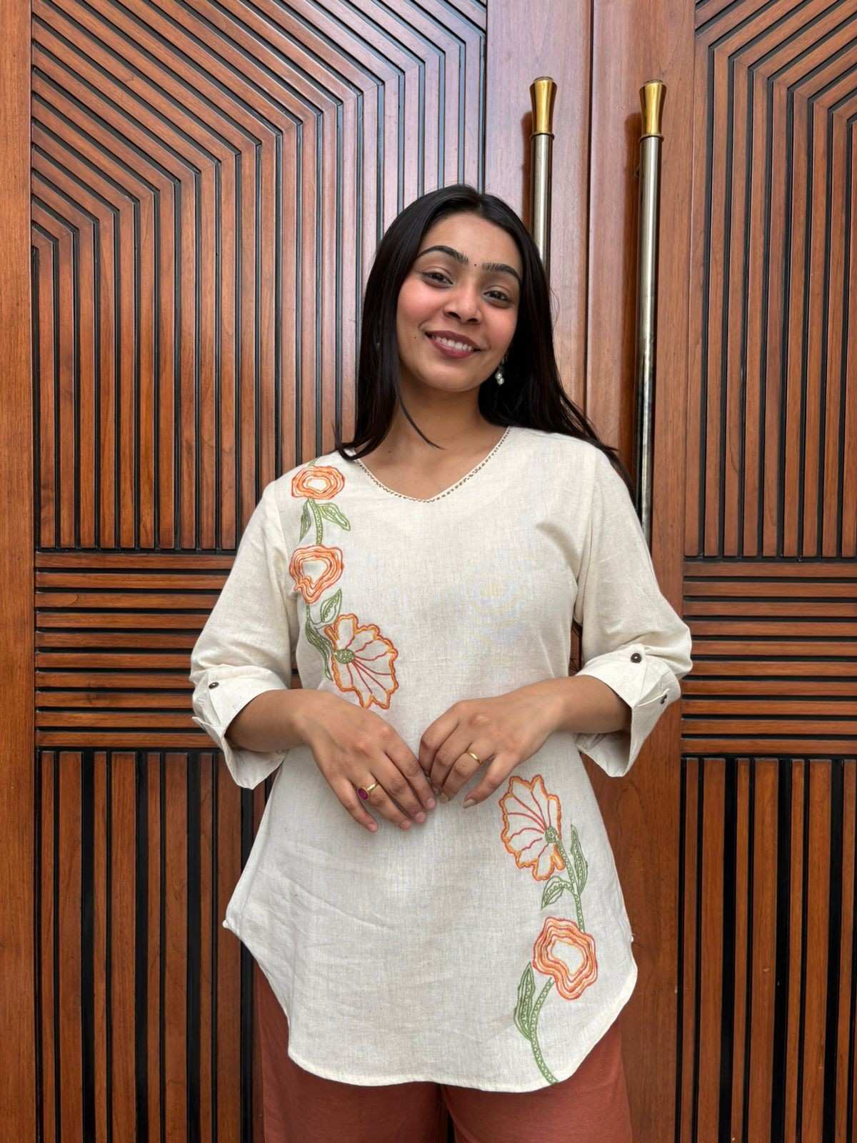 Embroidered Threadwork tunic