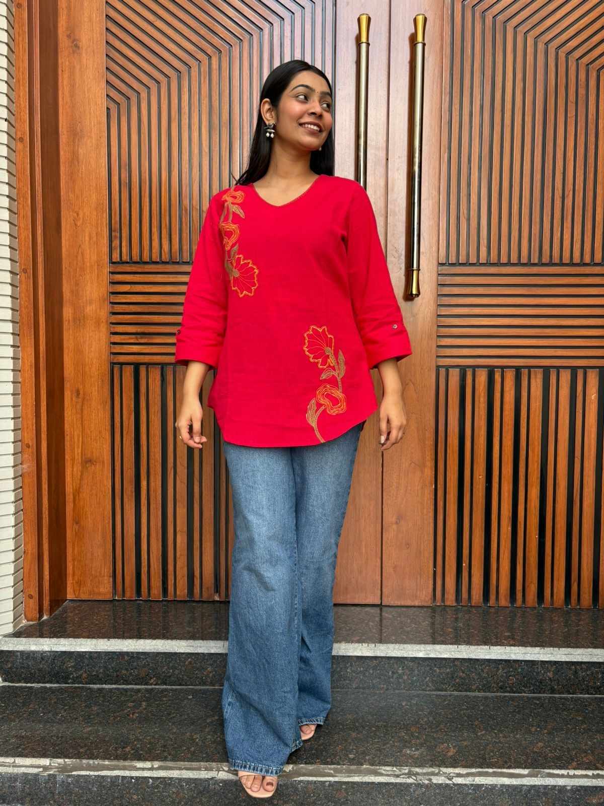 Embroidered Threadwork tunic