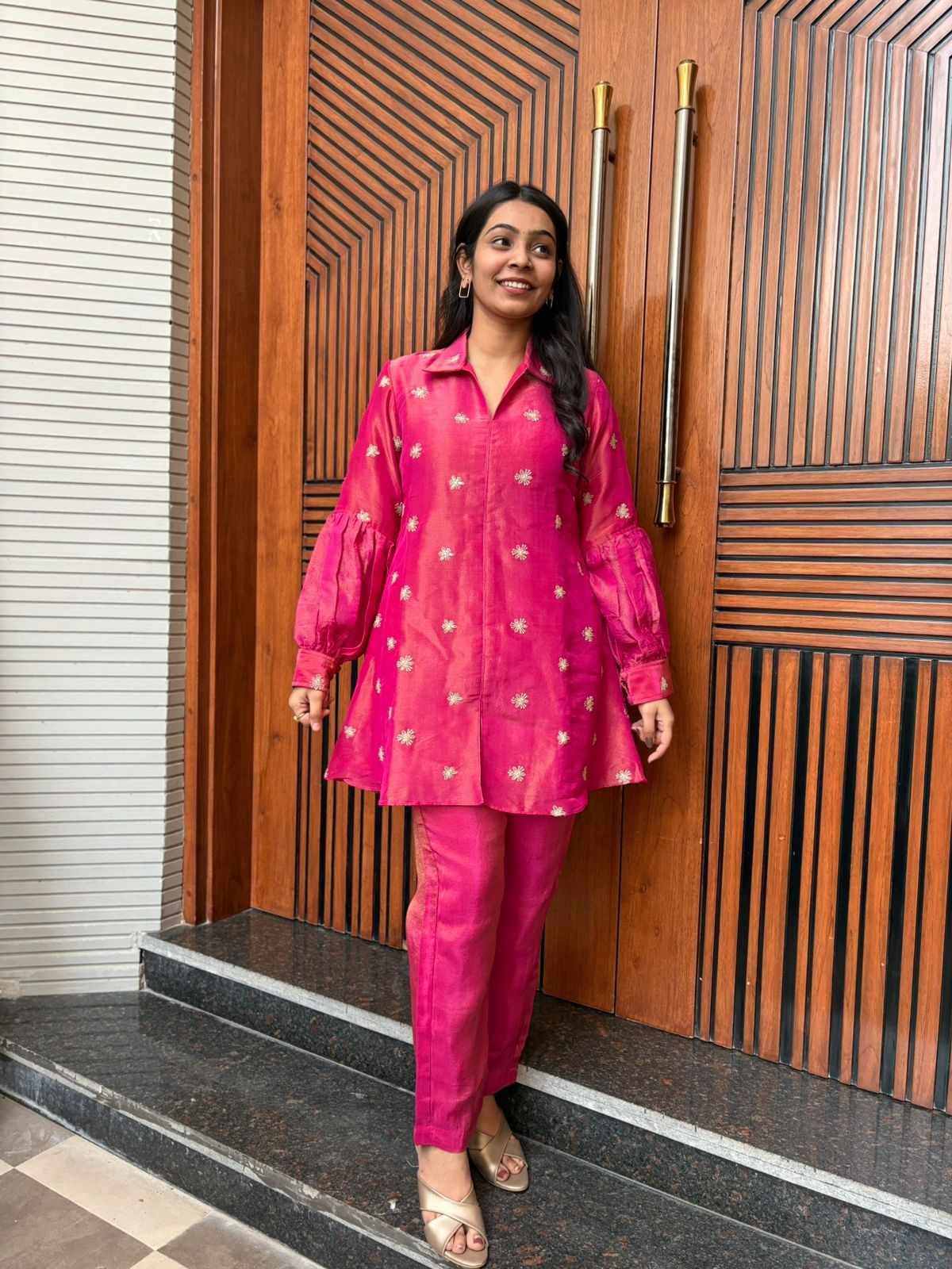 Sunehri Tissue Coord Set