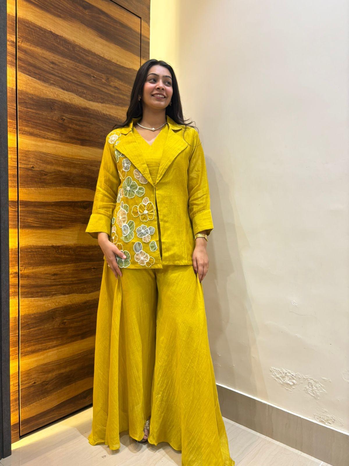 Mustard meadow yellow coordset