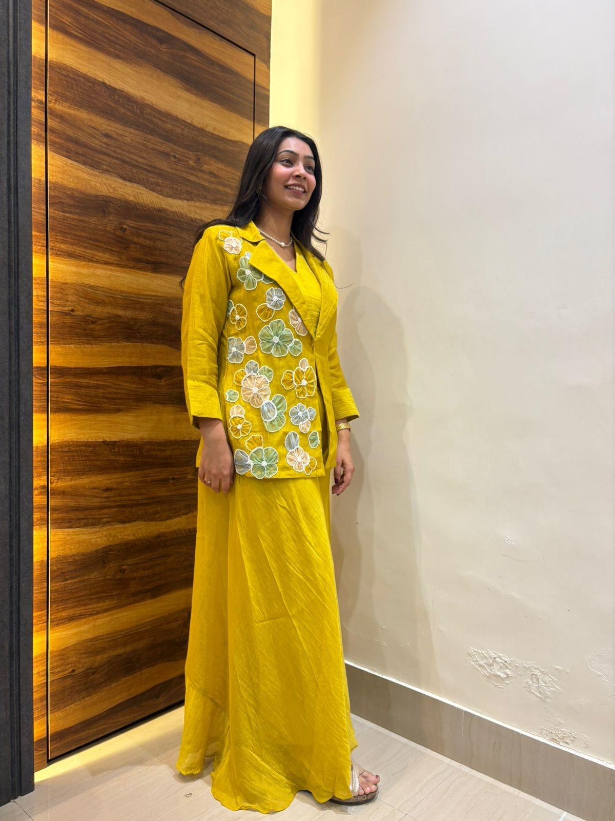 Mustard meadow yellow coordset