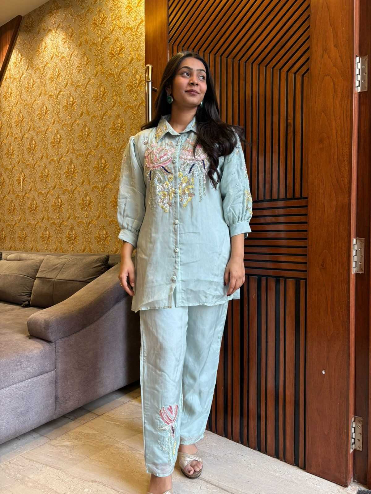 Emerald whisper pastel coordset