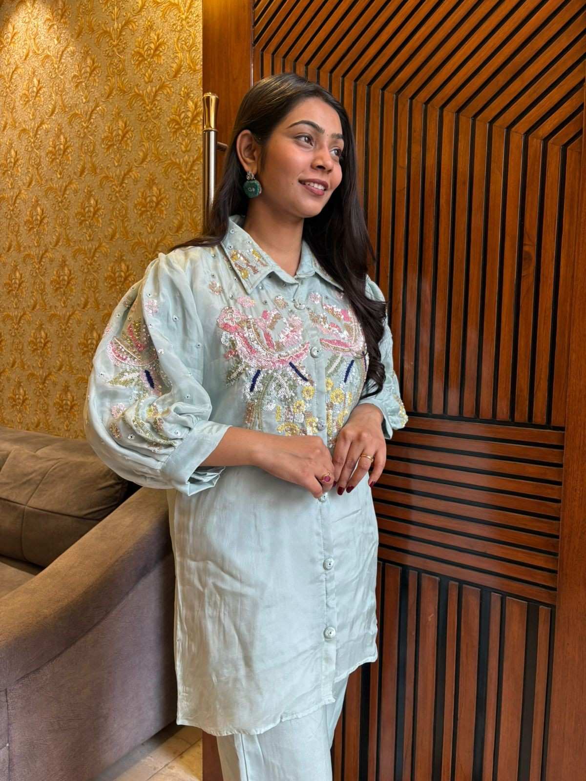 Emerald whisper pastel coordset