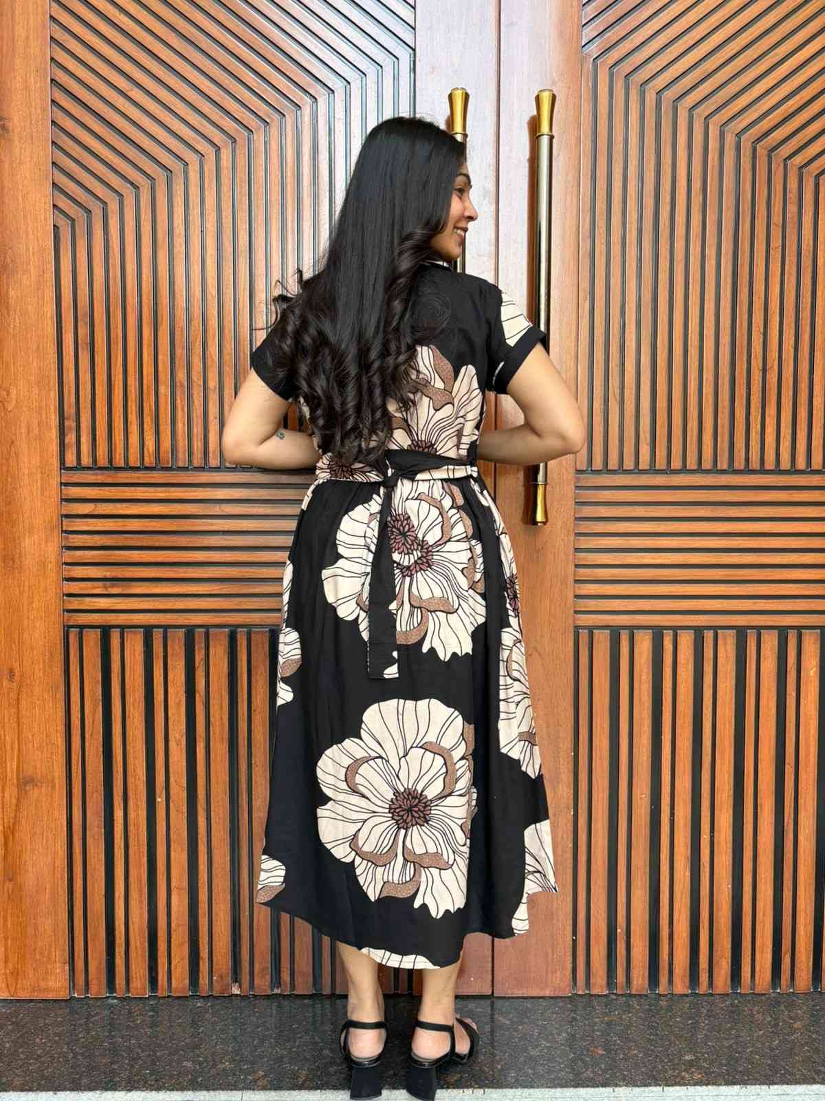 Floral Blackberry dress