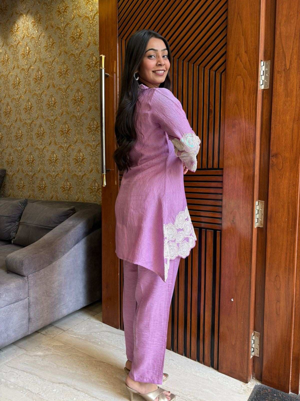 Moonlight Roses Coord Lilac