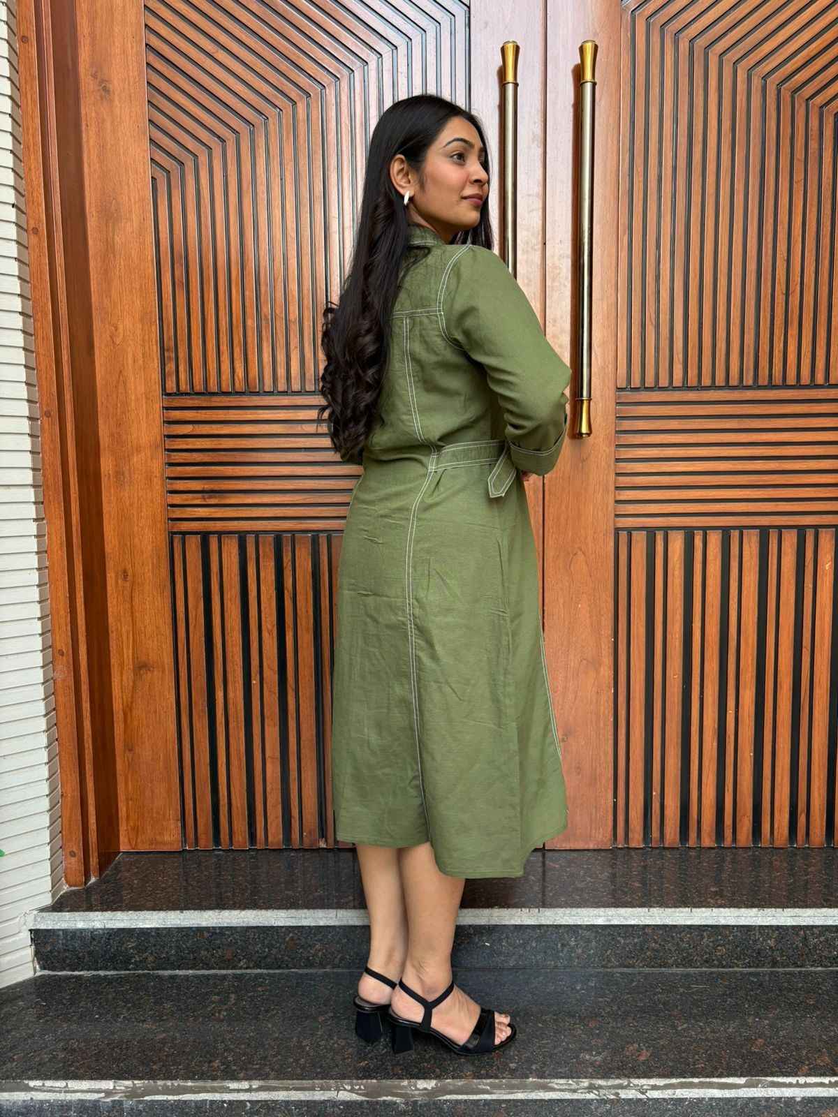 Pearl Mint Cotton dress