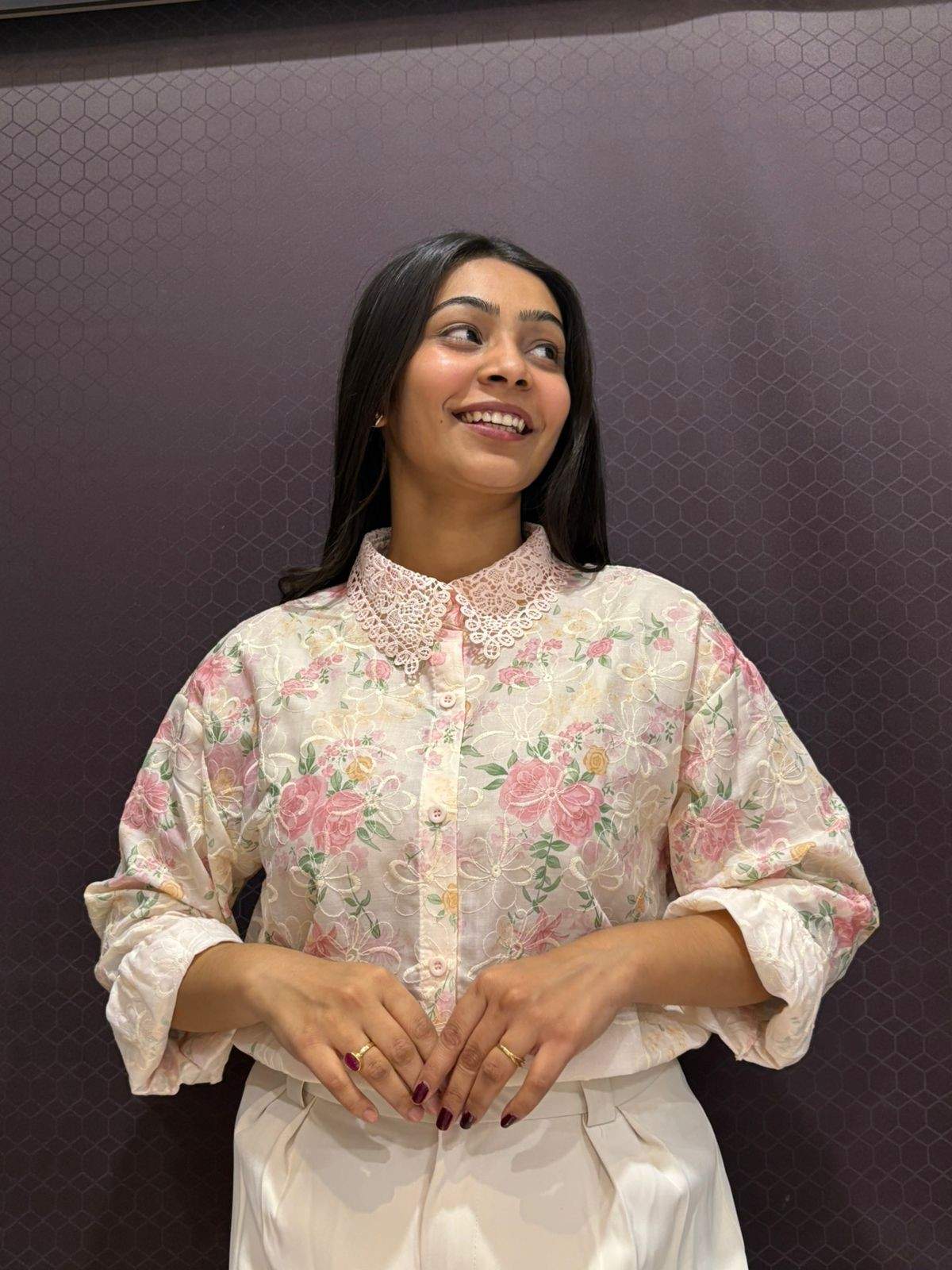 Floral Cotton shirts