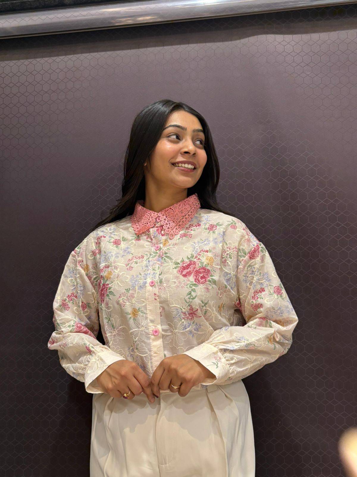 Floral Cotton shirts