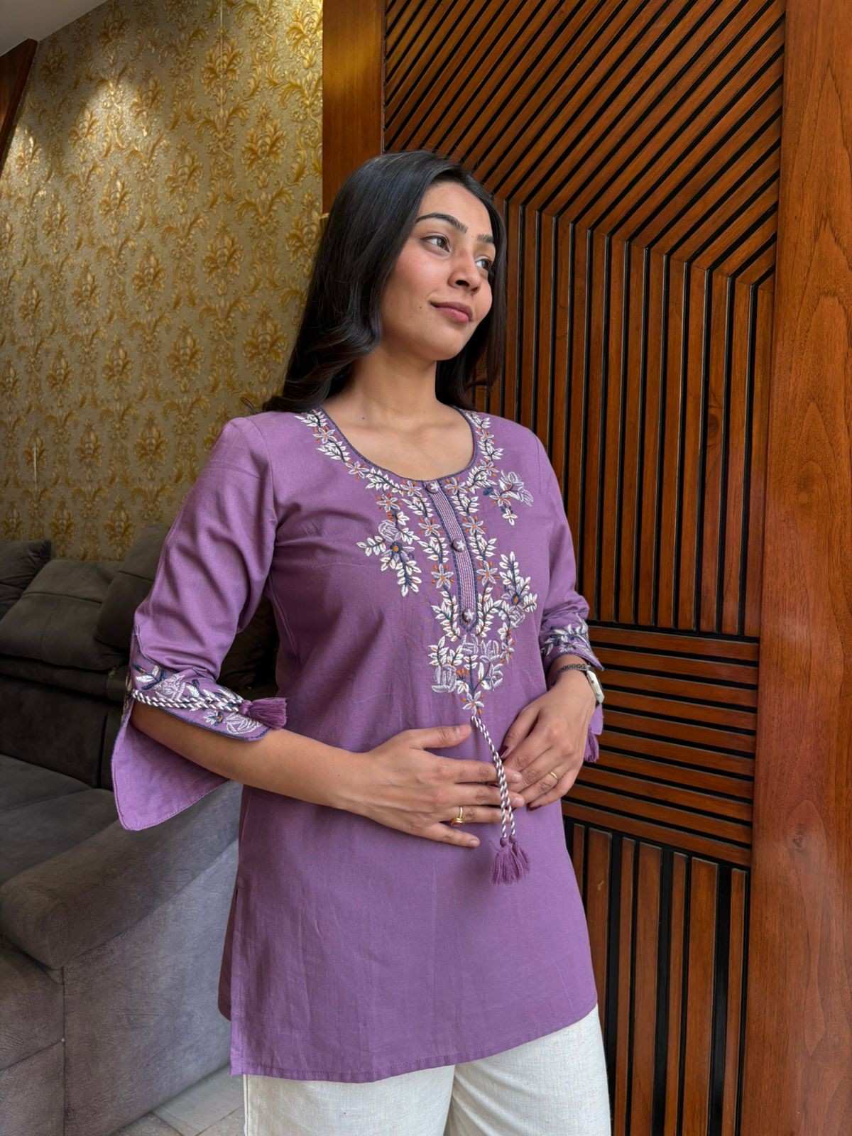 Khadi Embroidered Tunic