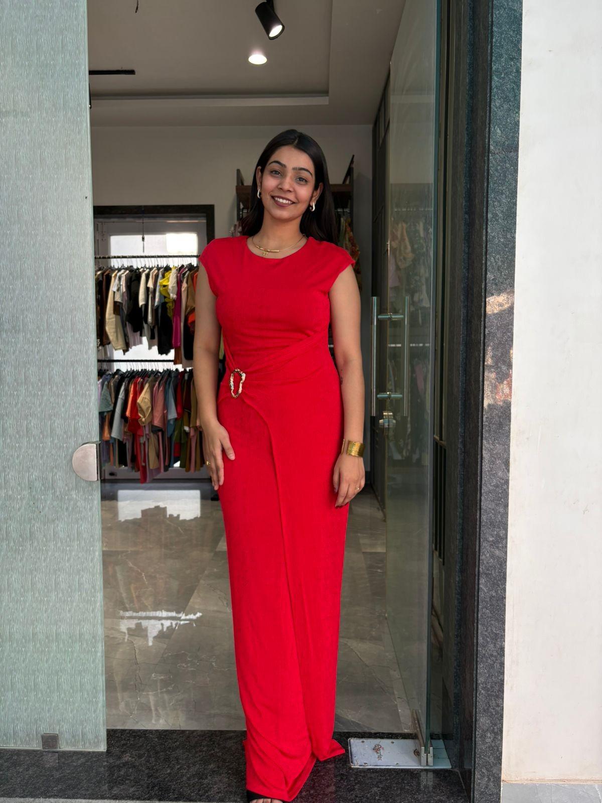 Bodycon Buckle Dress