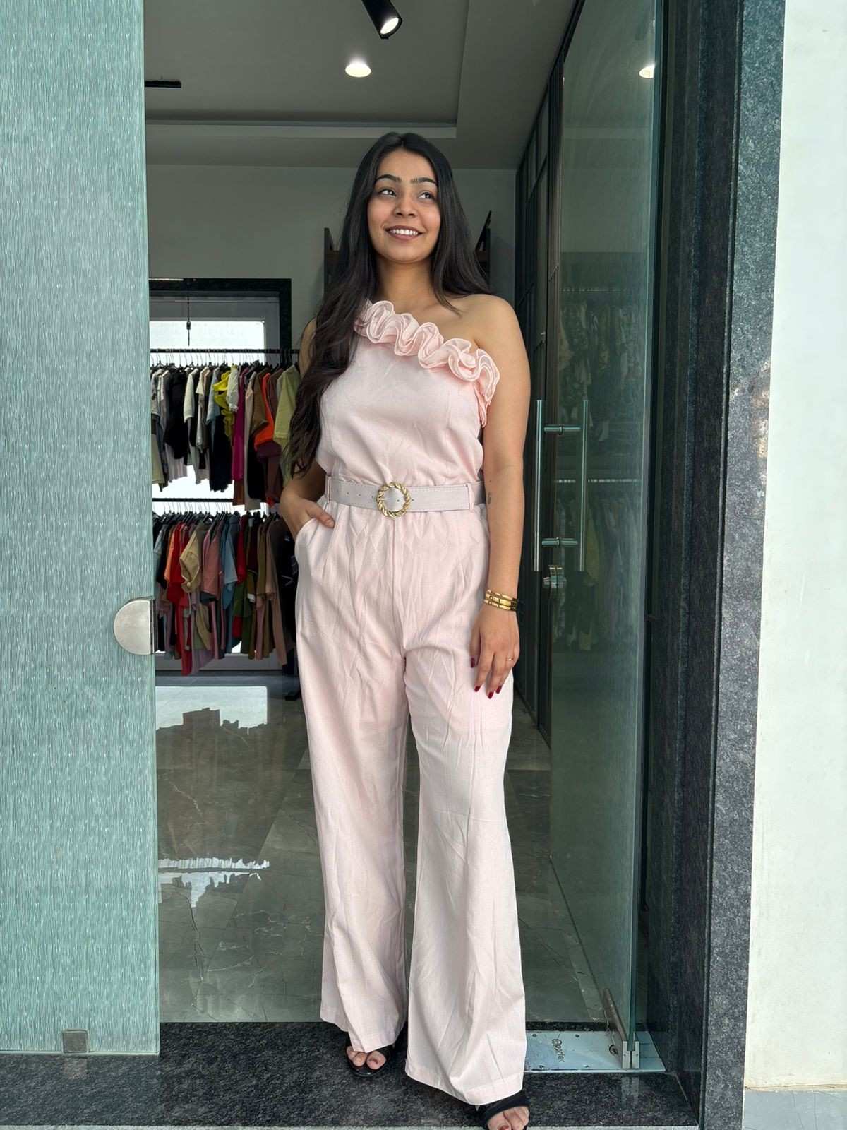 One shoulder Jumpsuit