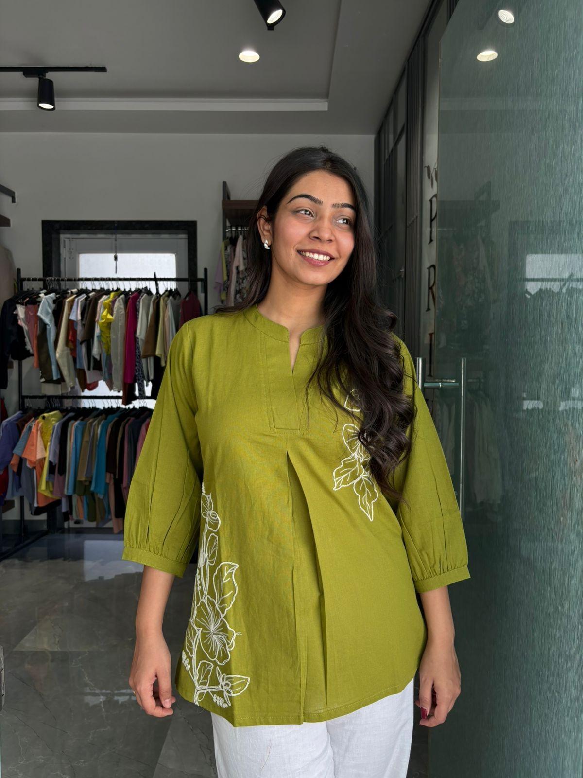 Linen Embroidered Tunic