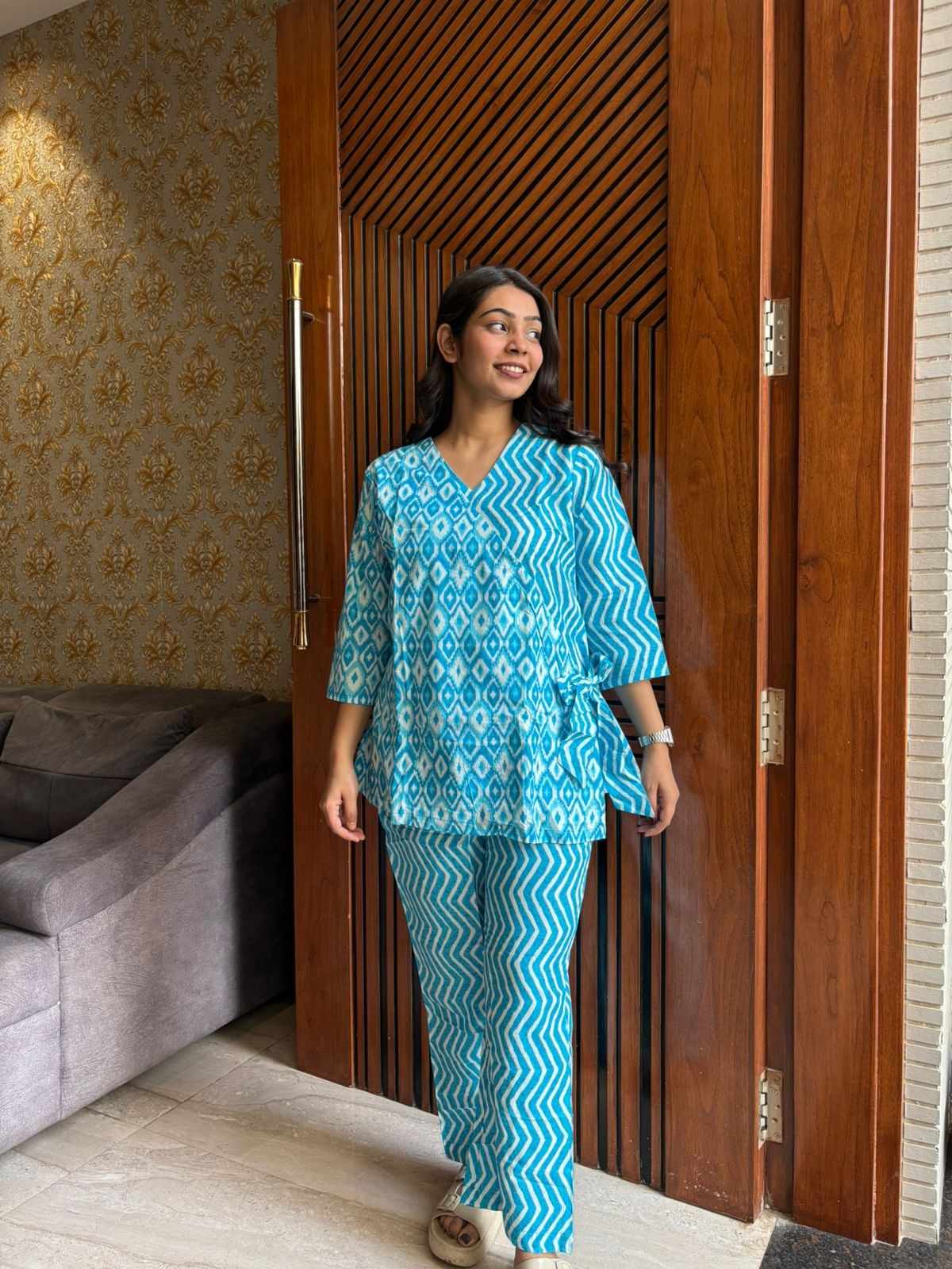 Angrakha Cotton Coordset