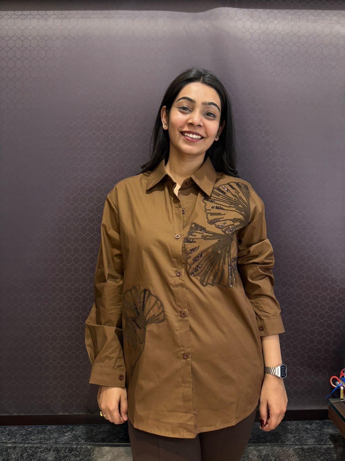 Embroidered Cotton shirt