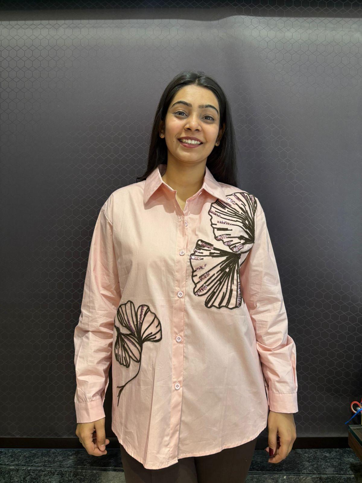Embroidered Cotton shirt