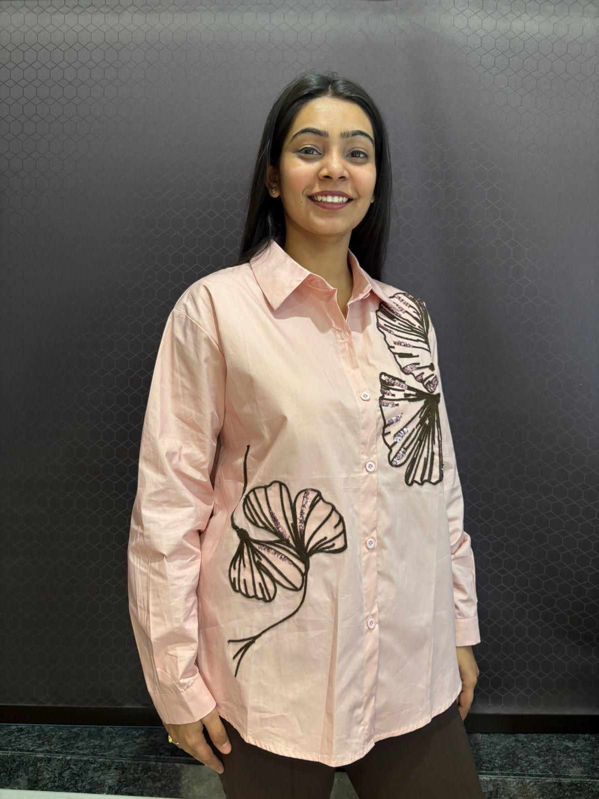 Embroidered Cotton shirt