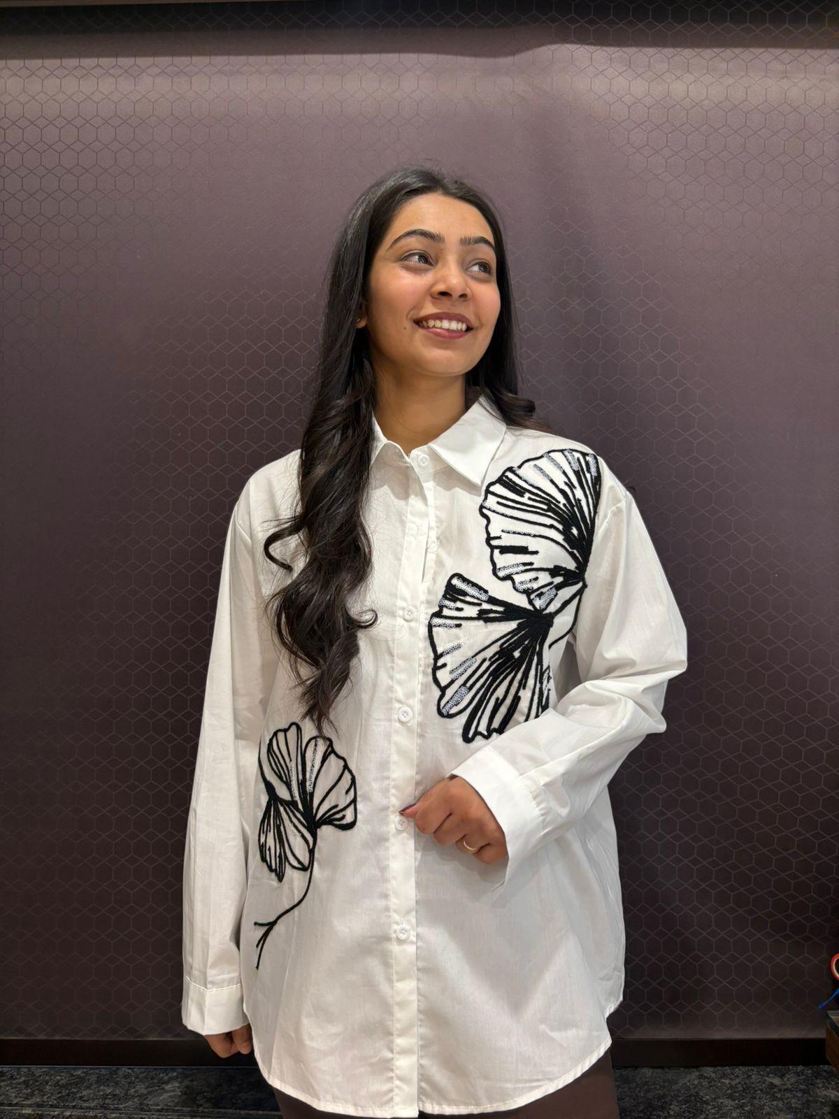 Embroidered Cotton shirt
