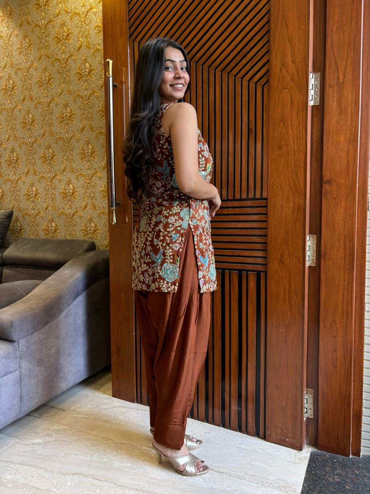 Farshi Salwar coordset