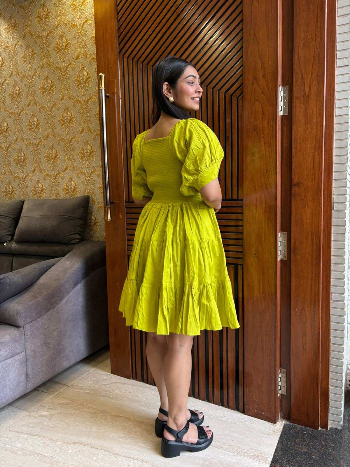 Cotton Smocking Dress
