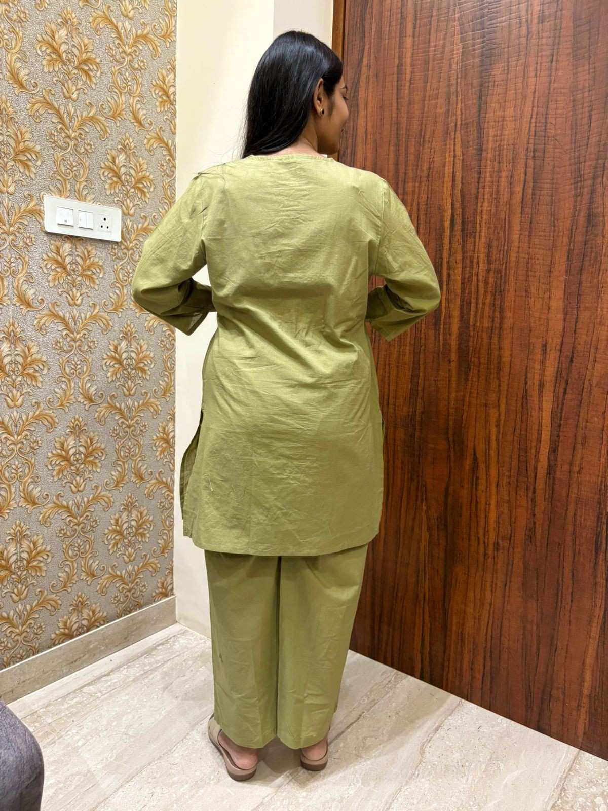 Cotton embroidered Coordset