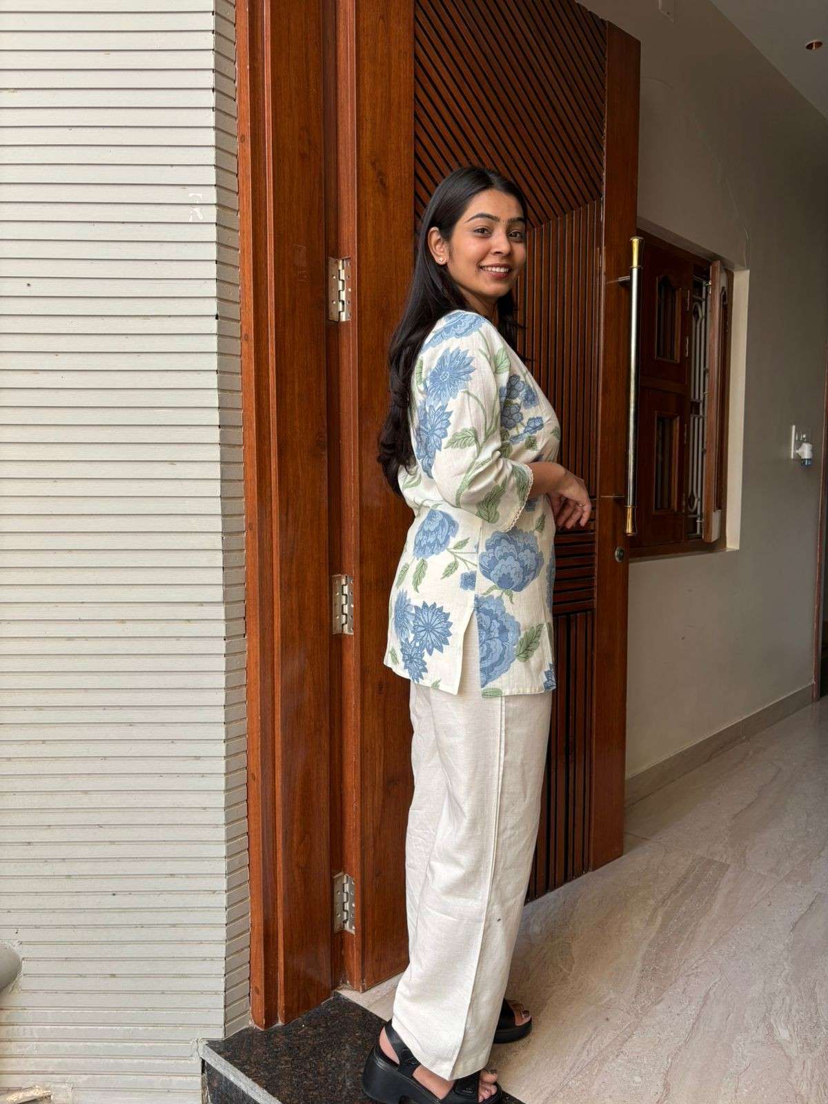 Khadi Floral Tunic