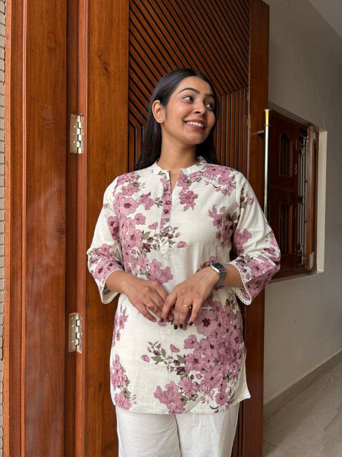 Khadi Floral Tunic