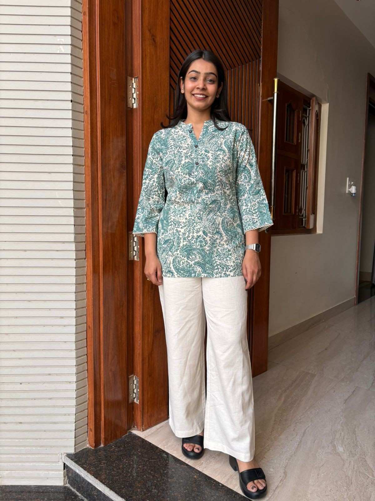 Khadi Floral Tunic