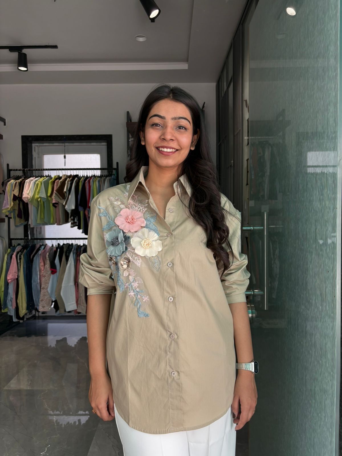 Flower Patch Solid shirt