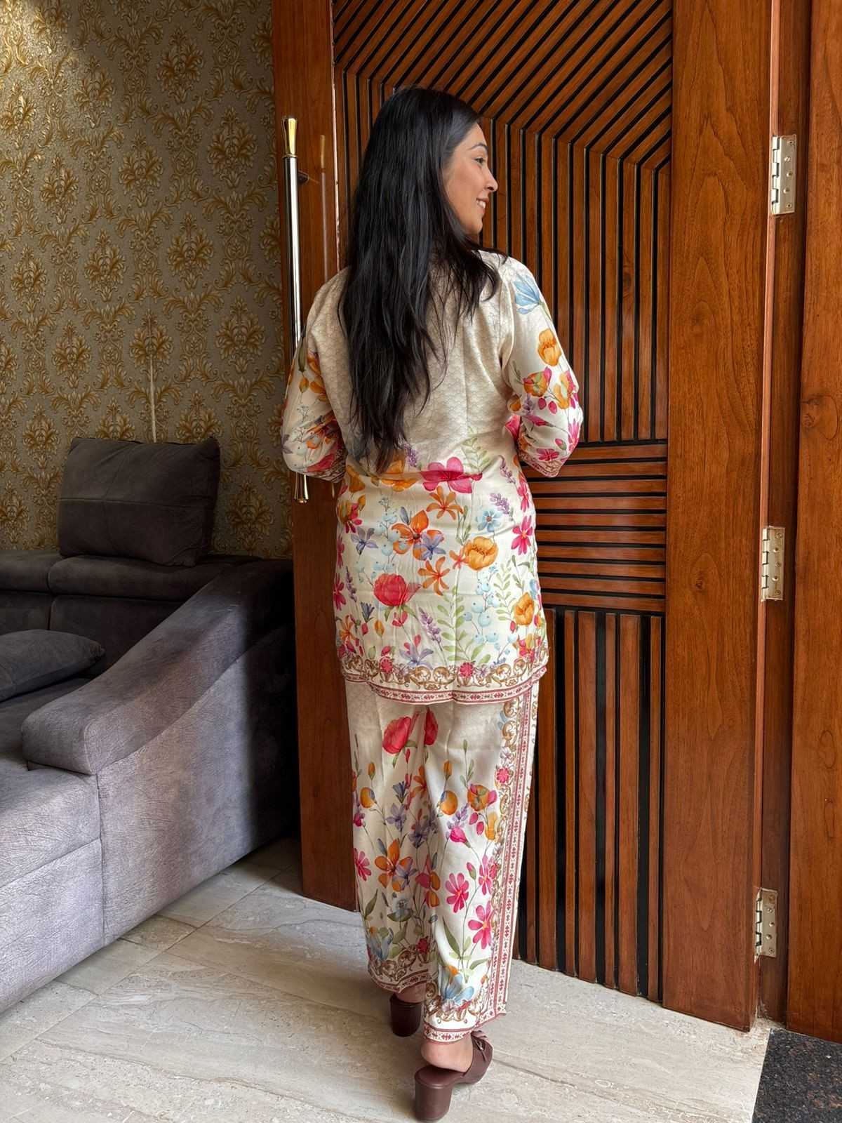 Muslin printed Coordset