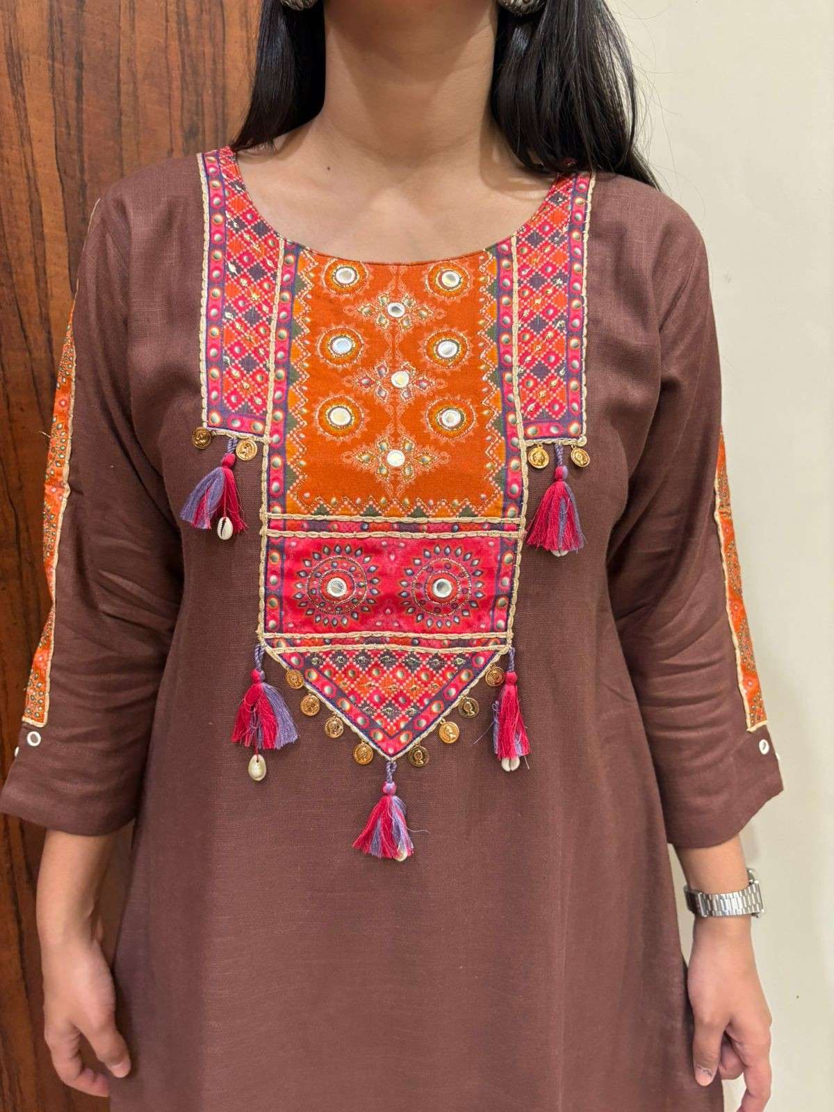 Linen Tunic plazo coordset