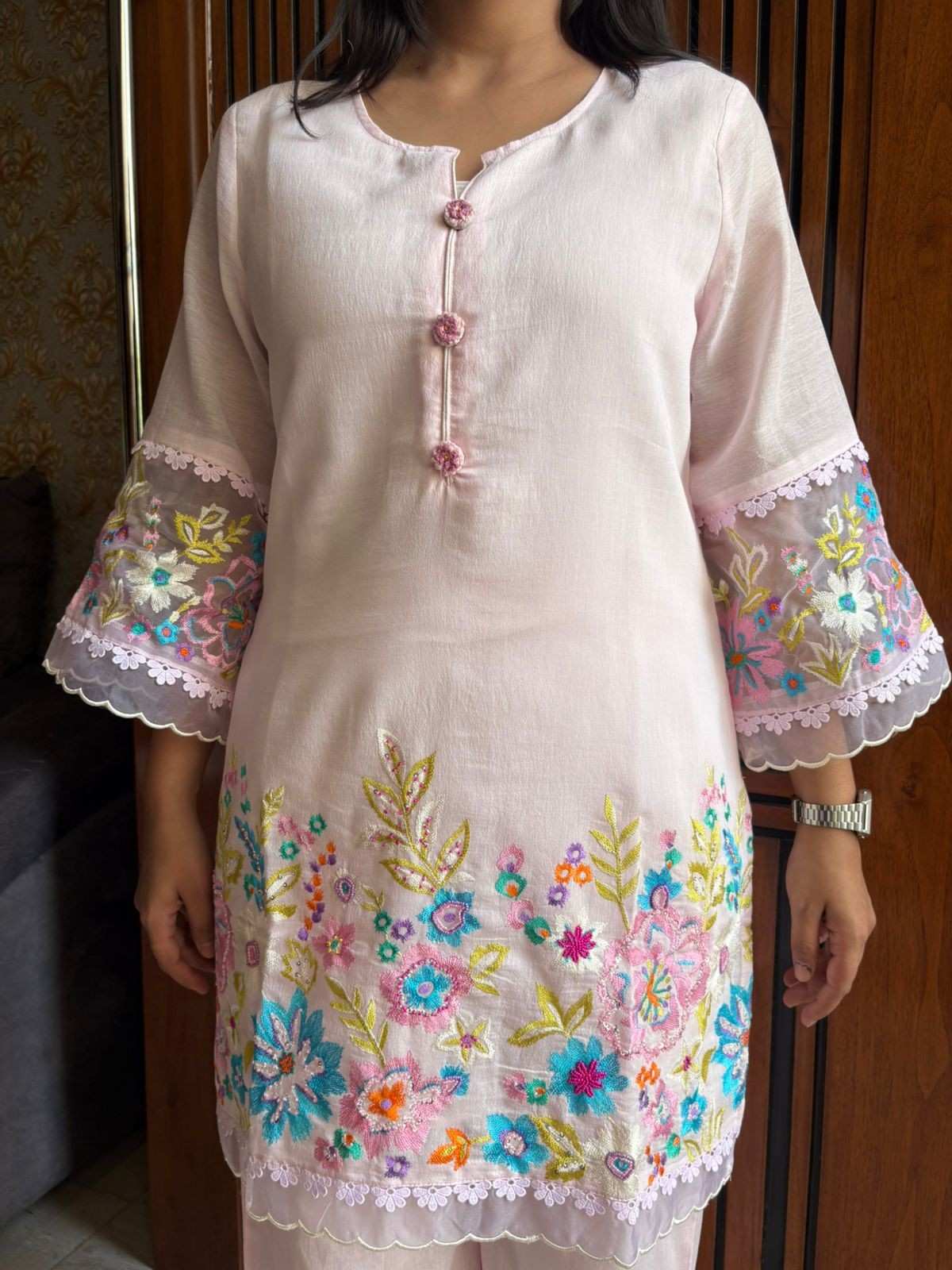 Pinteresty Chanderi Coordset