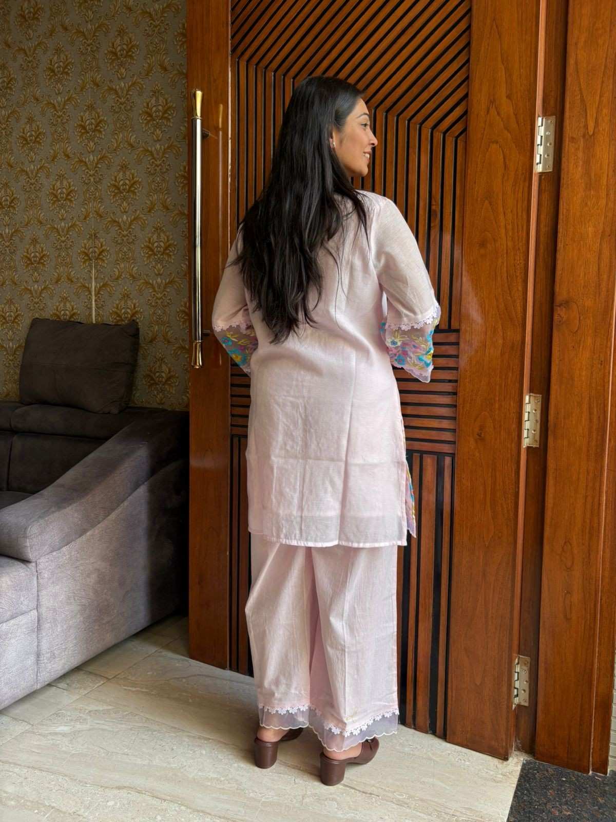 Pinteresty Chanderi Coordset