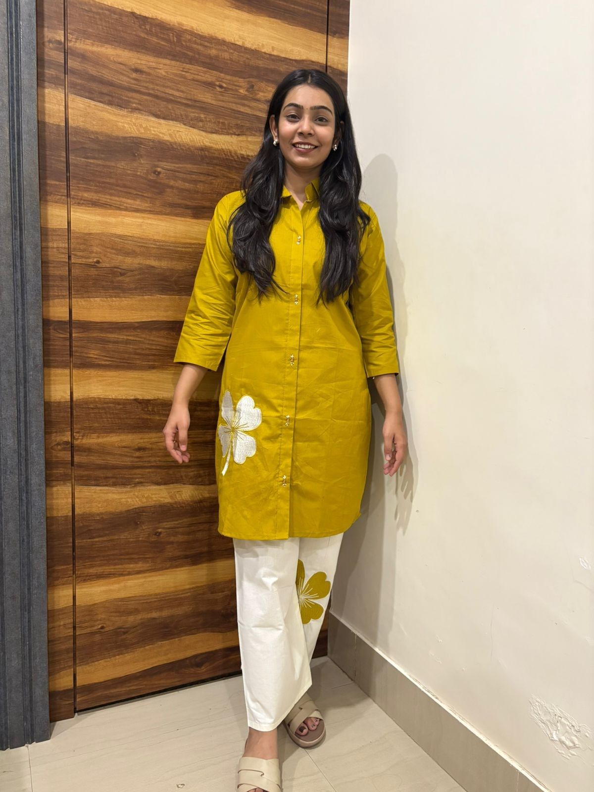 Cotton Patch Embroidered coordset