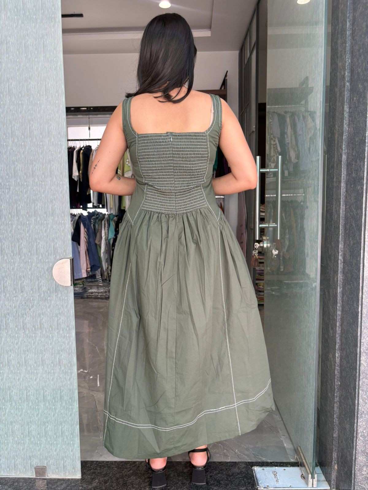 Corset Cotton Dress